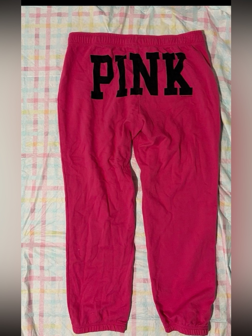 Victoria's Secret Hot Pink Fleece Jogger Pants